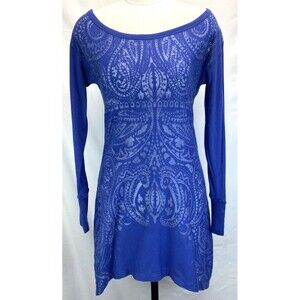 Athleta Women's Dress Size M Semi Sheer Fitted Bodycon Drawstring Back RN54023